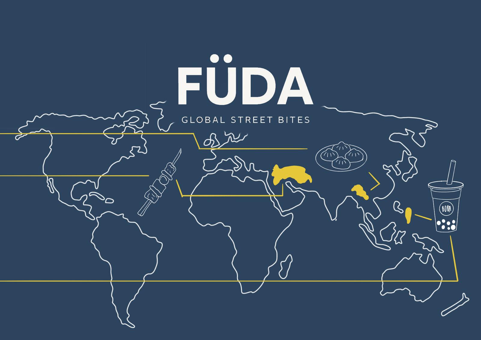 FÜDA Global Street Bites - World Map